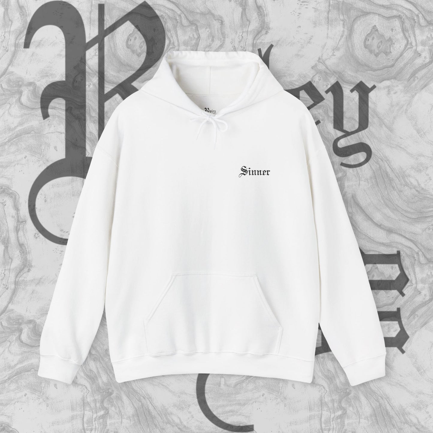 Sinner Embroidered Hooded Sweatshirt