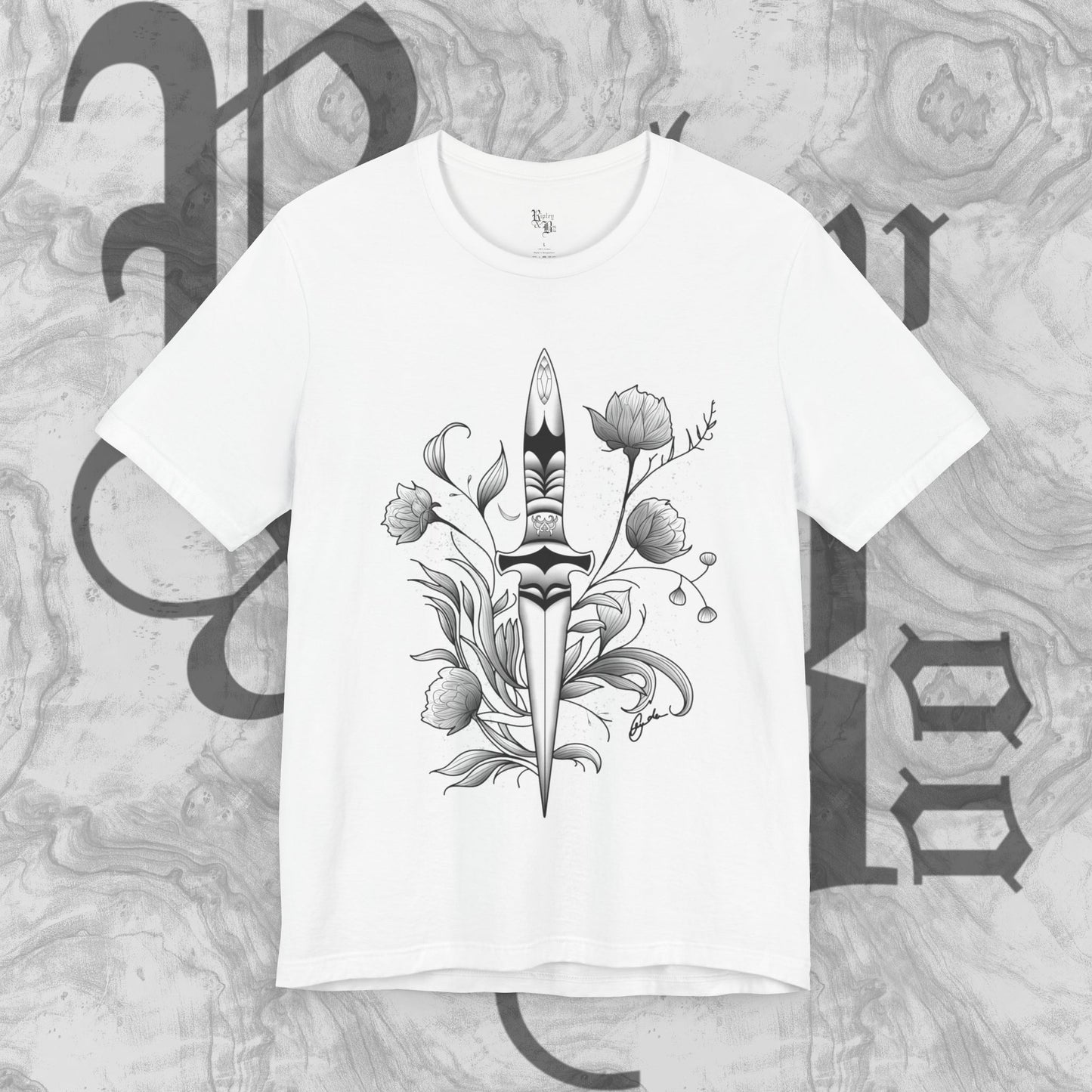 Dagger & Flowers T-shirt