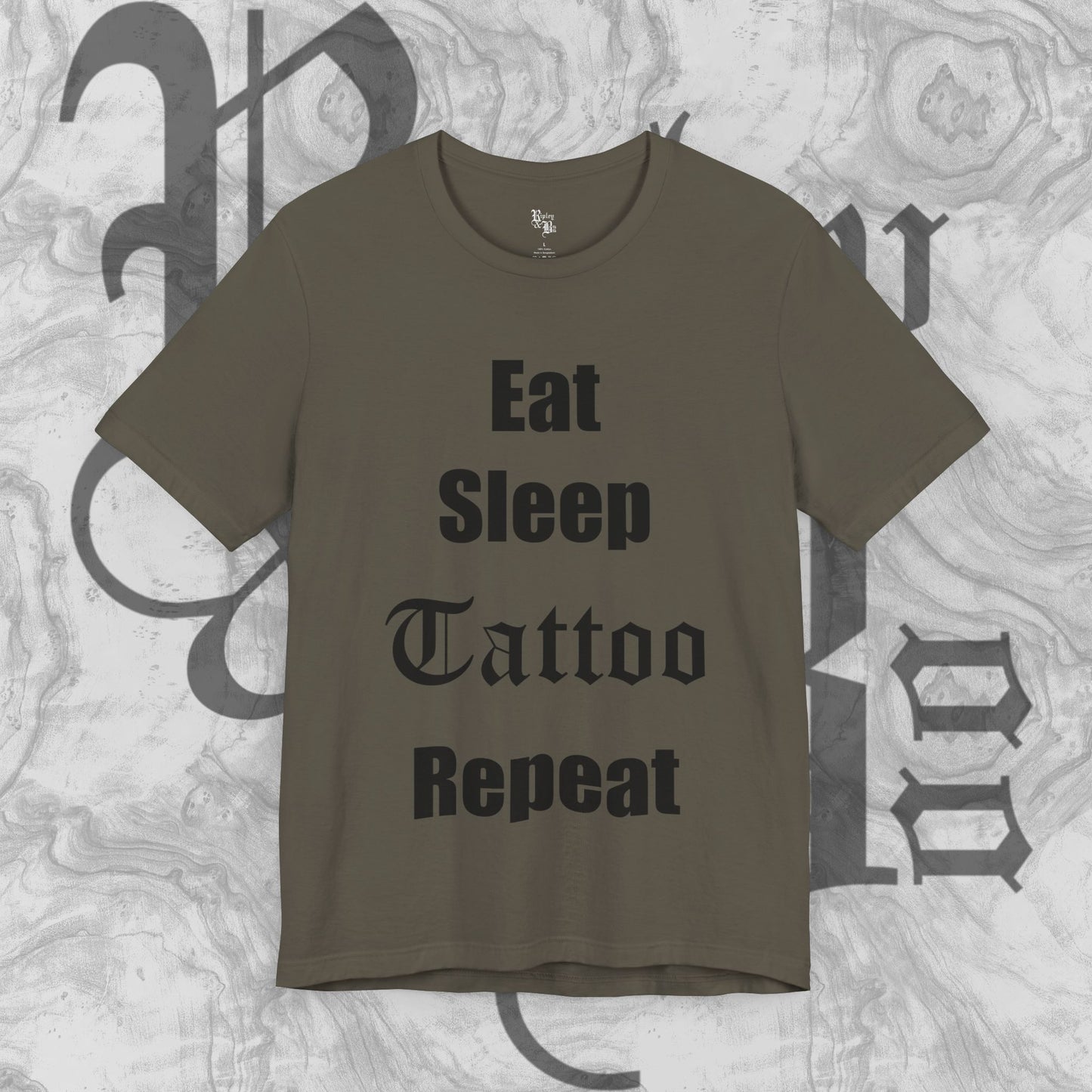 Eat Sleep Tattoo Repeat T-shirt